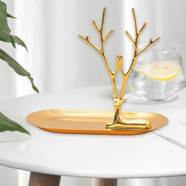 Bandeja de Joyería Soporte de Anillo Portátil Plato de Anillo para Pendientes , Estilo A