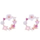 thumbnail image 1 of Pendientes de joyería de metal dulce con perlas y flores para mujer, 1 of 8