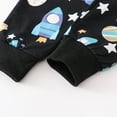 thumbnail image 5 of Usaibhir Toddler Boys Girls Thin Elastic Waist Sport Jogger Pants Kids Athletic Casual Cuffed Pull On Outwear Sweatpants for 7T Black, 5 of 7