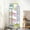 Gray, variant on Rolling Storage Cart, Utility Shelf with Wheels, 2-Tier Mobile Storage Trolley, Small Space Organizer Clear Plastic Shelf for Kitchen, Bathroom, Living Room