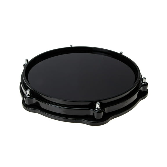 Black Rubber Drum Practice Pad for Beginners and Advanced Drummers 1 Piece Noise Absorbing mute Mat