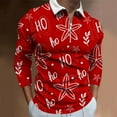 thumbnail image 2 of toraway Chemise Homme Reste Réglable Jarretelles Élastiques Automne Col à Revers Manches Longues Chemise Imprimée Mode Décontractée Style Deux m, 2 of 4