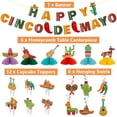 thumbnail image 2 of 43Pcs Fiesta Party Set Serape Cactus Banner Garland Fiesta Mexican Picado Banner Decor for Cinco De Mayo Party Supplies, 2 of 8