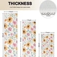 thumbnail image 4 of White Sunflower Colorful Flower Pattern Kitchen Rugs Sets Of 3,Kitchen Runner Rugs Non Skid Washable,Decorative Kitchen Floor Mats for Kitchen,Sink,Laundry,17"x30"+ 17"x47" + 17"x59", 4 of 6