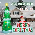 thumbnail image 3 of 7ft Christmas Inflatable Tree with Santa and Sign Outdoor Decoration, Blow Up Yard Decorations, Built in LED Lights Inflatables Xmas Holiday Funny Decor for Indoor Lawn Garden, 3 of 8