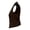 (New13)Brown, variant on Women's Formal Suit Vest Sleeveless Business Outerwear Button Down Lapel Waistcoat Fitted Blazer Vest Jacket for Office