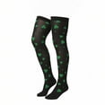 thumbnail image 2 of Ixbnca St. Parker's Day Socks for Women over the Knee Stockings Womens Stretch Thigh High Long Socks, 2 of 3