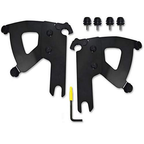 Memphis Shades Trigger-Lock Mounting Kit (Black/Road Warrior Fairing) for 0