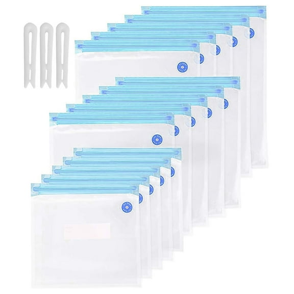 GOOHOCHY  Vegetable Preservation Bag Food Fresh Keeping Bags Reusable Suction