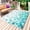 Teal, variant on Ombre Red Polka Dot Outdoor Rug for Patio/Deck/Porch, Non-Slip Large Area Rug 3 x 5 Ft, Abstract Watercolor Geometric Gradient Indoor Outdoor Rugs Washable Area Rugs, Camping Rug Carpet Runner