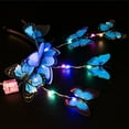 thumbnail image 4 of Châle Ailes de Papillon Costume Coloré avec Bandeau à LED pour Halloween, 4 of 10