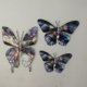 thumbnail image 2 of Colgante de pared BLESIY Estatua para colgar en la pared Decoración de pared Escultura de jardín Mariposa, 2 of 8