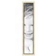 thumbnail image 2 of ArtToFrames 8" x 42" Silver with Black Lip Picture Frame, 8x42 inch Multi Wood Poster Frame (WOM-5193),  Pack, 2 of 7