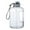 Black, variant on VQPeo Water Jug with Flip-top Lid and Handle Strap, Leak-proof Reusable Large Capacity Wide Mouth Water Bottle for Outdoor Sports Fitness Gym Hiking