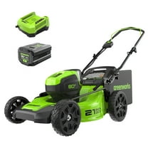 Greenworks 80V 21" Push Mower with (1) 4Ah Battery & Charger 2501202VT​