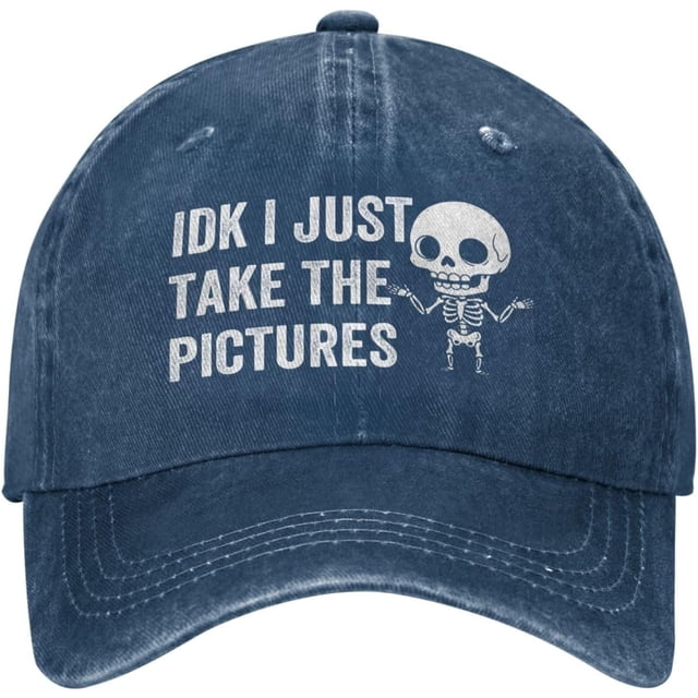 IDK I Just Take The Pictures Cap for Mens Radiology X-Ray Tech Womens Baseball Hats