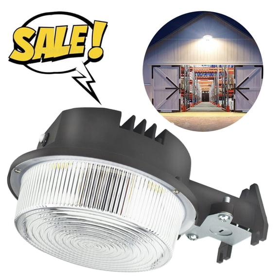 75Watt 8400LM LED Barn Light Dusk to Dawn Outdoor Yard Street Area Lighting IP65
