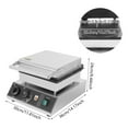 thumbnail image 2 of 110V 1750W Commercial Electric Dutch Stroopwafels Baker Maker Machine Nonstick, 2 of 9