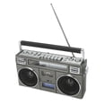 thumbnail image 3 of Altavoz Bluetooth inalámbrico estéreo de graves HiFi multifunción USB retro altavoz portátil Bluetooth con control remoto, 3 of 15