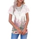 thumbnail image 1 of V Cuello Manga Corta Tops para las Mujeres Casual Color Sólido Botón de Verano Blusas, Moda Mujer de Verano Tops V Cuello con Mangas Cortas para la Fiesta, 1 of 5