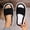 Black, variant on Fuzzy Open Toe Slippers for Women Indoor Cozy Memory Foam Slip On House Slides Shoes Gifts for Womens Purple 40