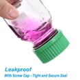 thumbnail image 4 of Uxcell Bouteilles de Stockage de Réactif Carré en Verre 1000ml avec Bouchon Vert, Transparent, 4 of 7