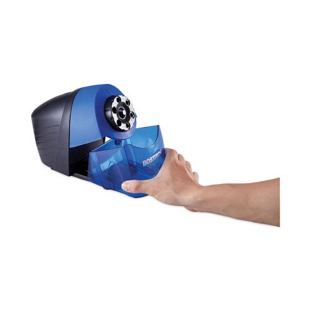 "Quietsharp 6 Classroom Electric Pencil Sharpener, Ac-Powered, 6.13 X 10.69 X 9, Blue | Bundle of 2 Each"