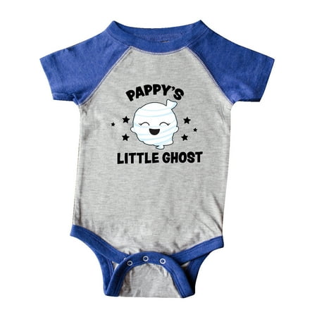 

Inktastic Cute Pappy s Little Ghost with Stars Gift Baby Girl Bodysuit