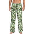 thumbnail image 1 of Fotbe Cute Frog Pantalones de Pijama para Hombre, Pantalones de Dormir, Pantalones de Casa con Cintura Ajustable y Bolsillos-Medium, 1 of 6
