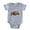 Heather Grey, variant on CafePress - FIN Box Turtle - Cute Infant Baby Football Bodysuit