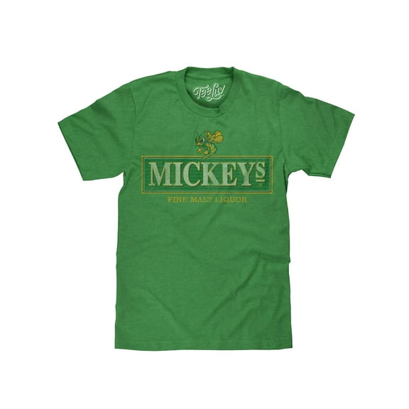 Tee Luv Mickey's Fine Malt Liquor Retro Beer Logo Shirt (Men's) (L)