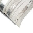 thumbnail image 2 of 18" X 18" X 5" Gray And Silver Pillow, 2 of 2