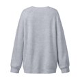 thumbnail image 5 of GILIGEGE Women Game Day Sweatshirt,Football Funny Graphic Print Soccer Tops,Crewneck Oversized Shirt,Casual Fan Wear,Relaxed Fit,Comfort,Long Sleeve Fall Winter Football Season Pullovers Light Ashy S, 5 of 5