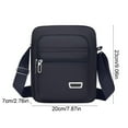 thumbnail image 2 of Multi-Functional Crossbody Bag with Multiple Compartments, Adjustable Strap, Secure Zipper Closures, Durable Fabric Ideal for Daily Active Use and Sports, 2 of 5