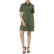 thumbnail image 5 of INSPIRE CHIC Camisa vestido de safari de algodón con botones y cinturón para mujeres XS verde ejército, 5 of 6