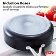 thumbnail image 2 of OXO Agility Series 5QT Saute Pan with Lid Ceramic Nonstick Cookware PFAS-Free Induction Suitable Quick Even Heating Stainless Steel Handles Chip-Free Rims Dishwasher and Oven Safe Black, 2 of 5
