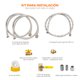 thumbnail image 4 of Kit Calentador 6l Gas Natural Y Bomba Presurizadora 1 Serv Evans Gas natural Color blanco, 4 of 6