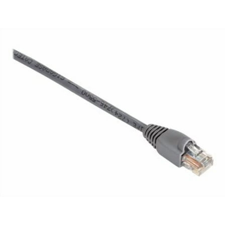 Black Box GigaTrue 550 - Patch cable - RJ-45 (M) to RJ-45 (M) - 1 ft - CAT 6 - booted, snagless, stranded - gray