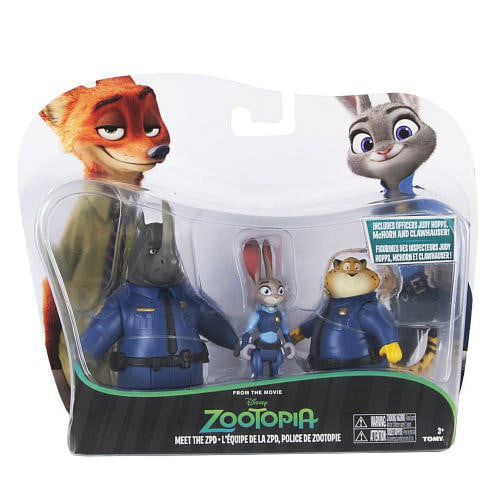 Disney Zootopia Police Department Figure 3-Pack Featuring Judy
