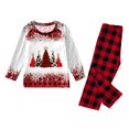 thumbnail image 2 of 2023 Pyjamas de Noël Assortis pour Enfants en Coton Biologique Pyjamas de Noël pour Garçons Vacances, 2 of 3