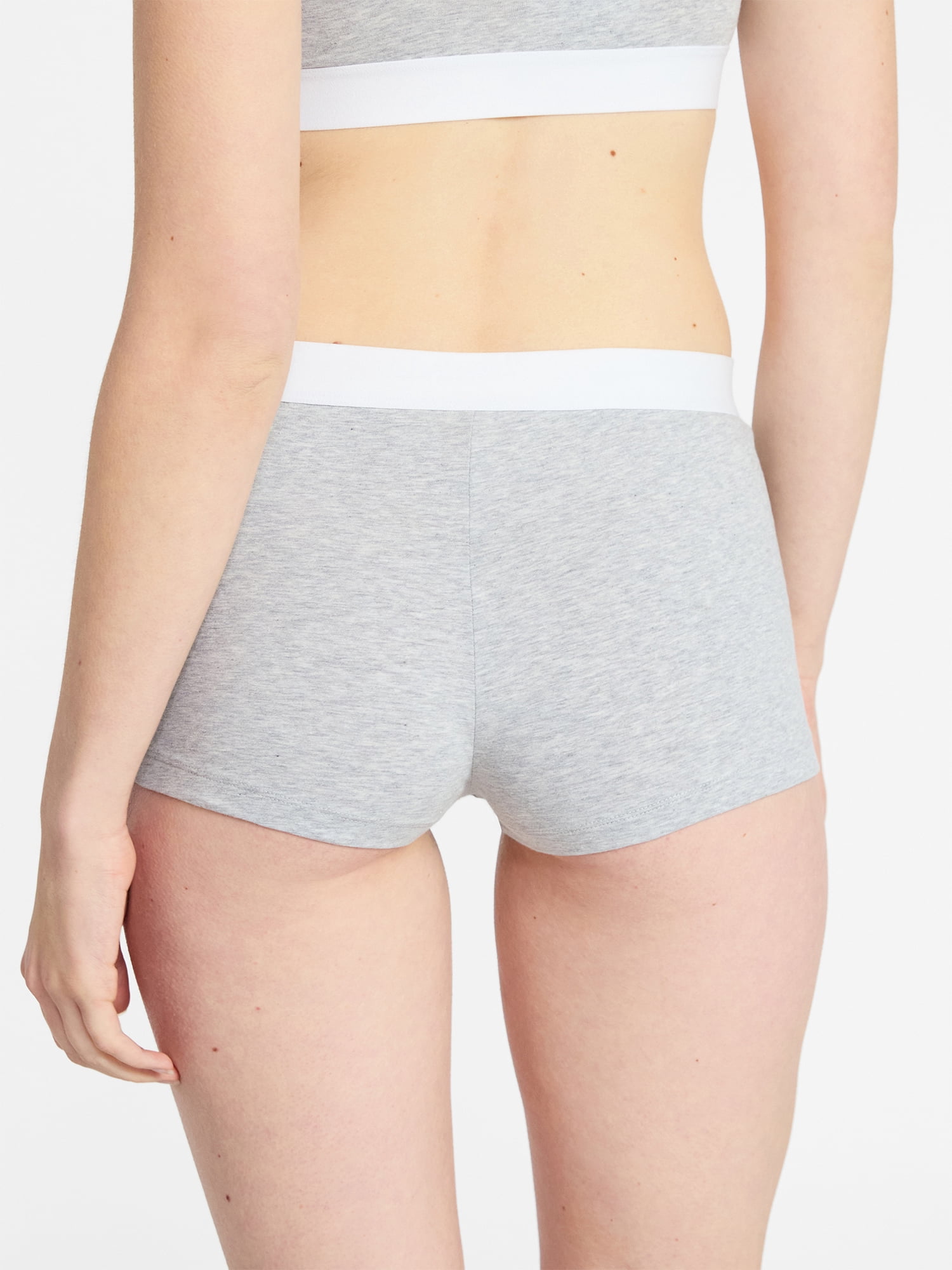 No Boundaries Women's Cotton Jersey Boyshort Panties, Sizes XS-XXXL