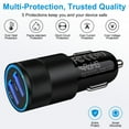 thumbnail image 5 of Car Charger,Type C Car Charger Adapter 3.4A Dual USB Car Charger with 2PACK Type C USB C Cables Car Adapter Socket Charger with 6ft Type C Fast Charging Cords USB Cables, 5 of 5