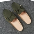 thumbnail image 2 of TOWED22 Chaussures de Ballet Plates à Bout Rond Mignonnes pour Femmes Chaussures Habillées Confortables (Vert, 7.5), 2 of 4