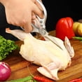 thumbnail image 6 of KLYNE - ?New?Sk5 Kitchen Scissors - Cut Poultry, Chicken Bone, Meat, Fish, Bottle Opener, 6 of 6
