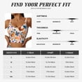thumbnail image 5 of JUNZAN Cute Chickens Print Women's Workout Tank Tops - U Back Fitness Top with Built-In Shelf Bra, Perfect for Yoga and Gym-X-Large, 5 of 8