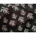 thumbnail image 4 of oneOone Silk Tabby Fabric Leaves & Floral Block Print Fabric BTY 42 Inch Wide, 4 of 4