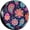 Navy Blue Paisley, variant on Elegant Wildflowers Spare Tire Cover for Trailer RV SUV Truck-Retro Cute Wheel Tire Covers Waterproof Universal Fit Camper Accessories Outdoor,for tire Diameter 23-26 inch,14 inch