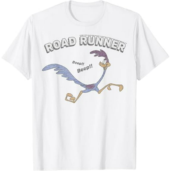 Looney Tunes Road Runner Distressed Portrait T-Shirt