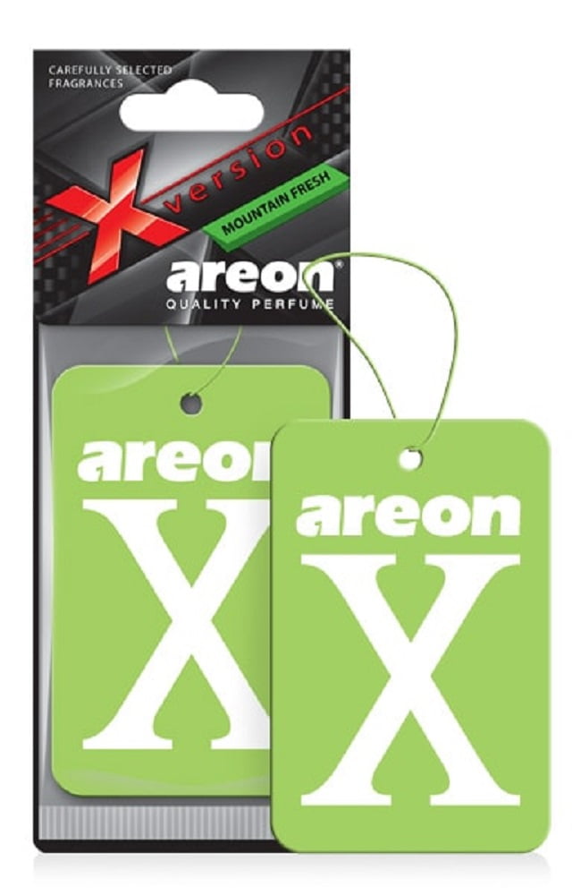Areon X Car Hanging Air Freshener, 12pk, Mountain Fresh