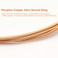 thumbnail image 2 of 6 PCS Guitar Strings Acoustic Guitar Strings Steel Core Rust Proof String with Coated Phosphor, 2 of 8